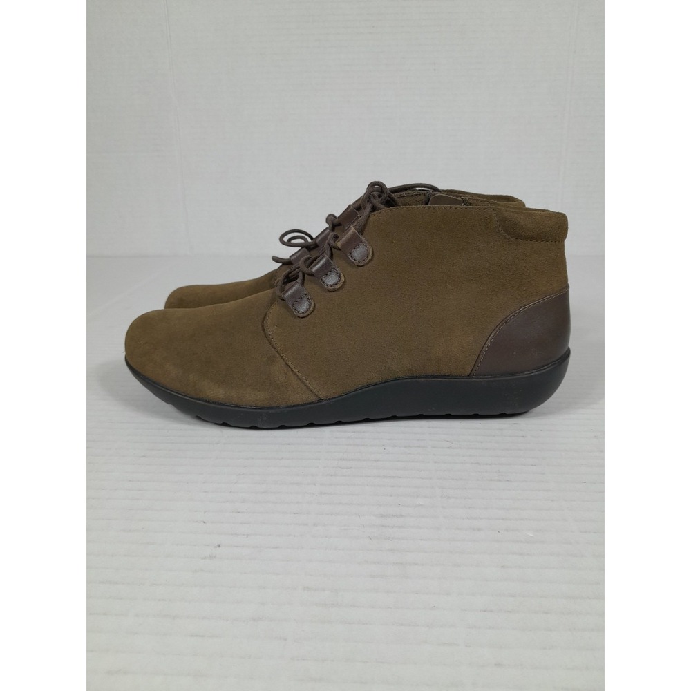 clarks medora sage Side Boot Sneaker Women Sz 6 M